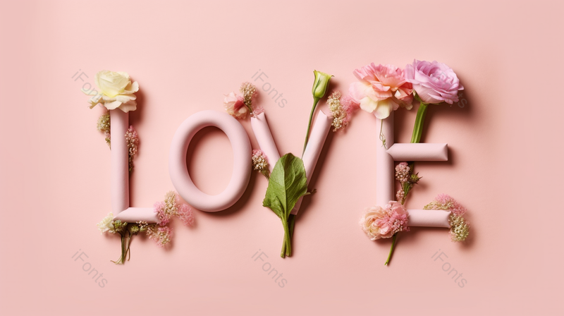 粉色LOVE母亲节康乃馨花卉素材,高清,摄影图,摄影图片,图片大全,摄影图免费下载